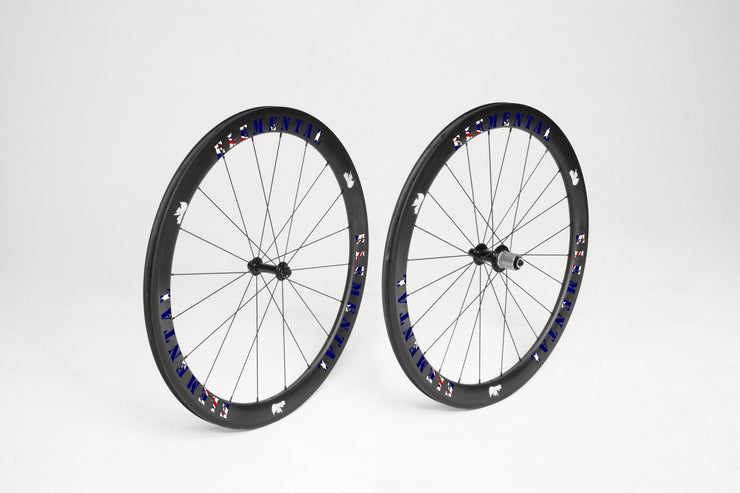 ELEMENTAL 50mm 650c Wheelset Carbon Fibre Race Wheels Wheelscience