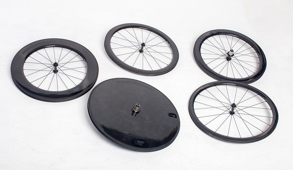 fixed gear carbon wheelset Elemental X 50 Wheelset